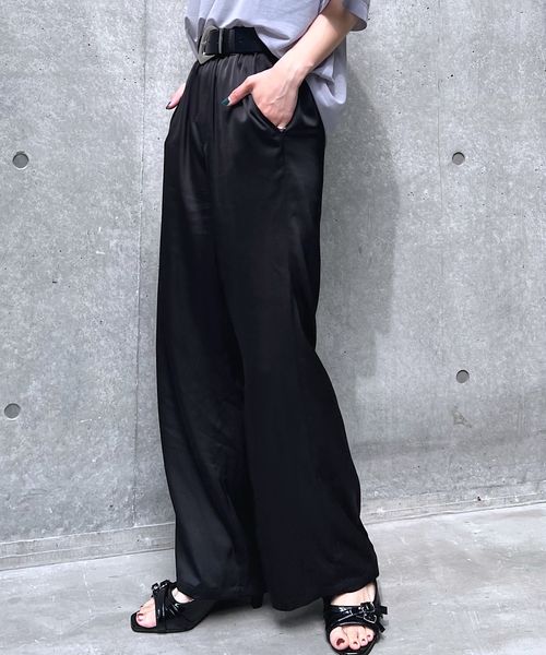 PAGEBOY 【mei企画・WEB限定】アソートサテンパンツ《 6/18(水)通常販売スタート》 ブラック M ウィメンズボトムス ページボーイ 495520 and ST アンドエスティ(旧ドットエスティ) PAGEBOY 【mei企画・WEB限定】アソートサテンパンツ《 6/18(水)通常販売スタート》 ブラック M ウィメンズボトムス ページボーイ 495520 and ST アンドエスティ(旧ドットエスティ)