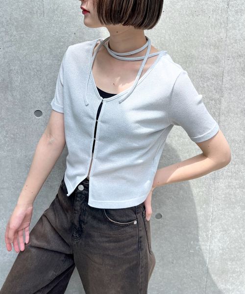 PAGEBOY キラキラカットホック(半袖) オフホワイト FREE ウィメンズインナー ページボーイ 498196 and ST アンドエスティ(旧ドットエスティ) PAGEBOY キラキラカットホック(半袖) オフホワイト FREE ウィメンズインナー ページボーイ 498196 and ST アンドエスティ(旧ドットエスティ)