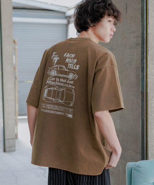 PAGEBOY 【PBLIM】モーターカーイラストTシャツ ブラウン L LIM ページボーイ 498442 and ST アンドエスティ(旧ドットエスティ) PAGEBOY 【PBLIM】モーターカーイラストTシャツ ブラウン L LIM ページボーイ 498442 and ST アンドエスティ(旧ドットエスティ)