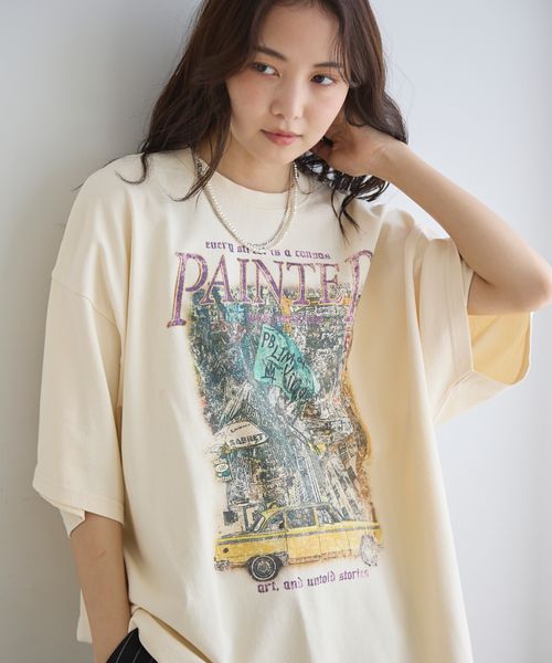 PAGEBOY 【PBLIM】NYビッグシルエットTシャツ ブラウン FREE LIM ページボーイ 498443 and ST アンドエスティ(旧ドットエスティ) PAGEBOY 【PBLIM】NYビッグシルエットTシャツ ブラウン FREE LIM ページボーイ 498443 and ST アンドエスティ(旧ドットエスティ)