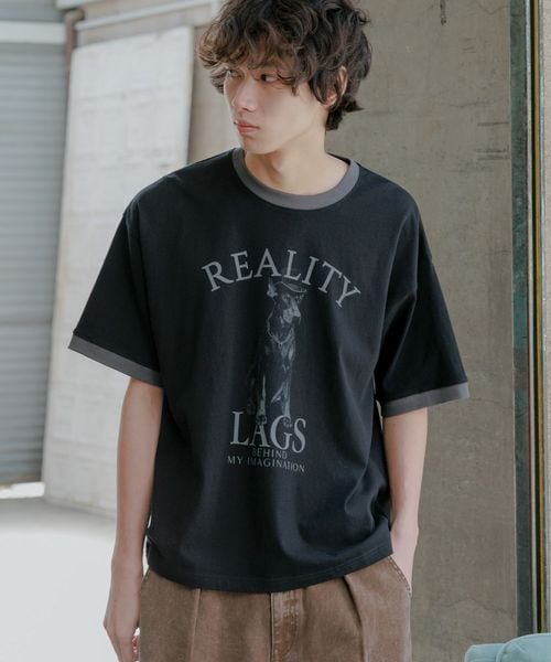 PAGEBOY 【PBLIM】ドーベルマンリンガーTシャツ ブラック FREE LIM ページボーイ 498444 and ST アンドエスティ(旧ドットエスティ) PAGEBOY 【PBLIM】ドーベルマンリンガーTシャツ ブラック FREE LIM ページボーイ 498444 and ST アンドエスティ(旧ドットエスティ)