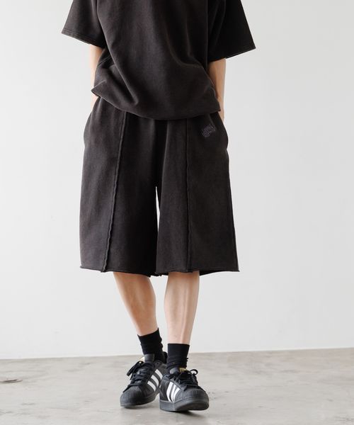 PAGEBOY 【PBLIM/セットアップ対応】ピグメントスウェットショートパンツ チャコールグレー M LIM ページボーイ 498449 and ST アンドエスティ(旧ドットエスティ) PAGEBOY 【PBLIM/セットアップ対応】ピグメントスウェットショートパンツ チャコールグレー M LIM ページボーイ 498449 and ST アンドエスティ(旧ドットエスティ)