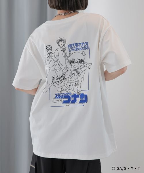 PAGEBOY 【名探偵コナン】コナンバックシシュウT オフホワイト FREE ウィメンズインナー ページボーイ 499385 and ST アンドエスティ(旧ドットエスティ) PAGEBOY 【名探偵コナン】コナンバックシシュウT オフホワイト FREE ウィメンズインナー ページボーイ 499385 and ST アンドエスティ(旧ドットエスティ)