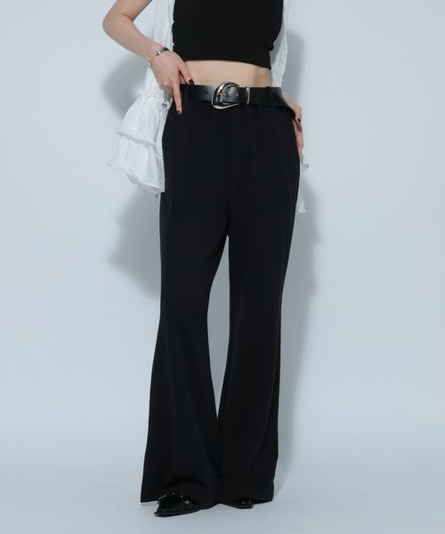 PAGEBOY 【WEB限定】DAILYフレアスウェットパンツ ブラック L ウィメンズボトムス ページボーイ 499833 and ST アンドエスティ(旧ドットエスティ) PAGEBOY 【WEB限定】DAILYフレアスウェットパンツ ブラック L ウィメンズボトムス ページボーイ 499833 and ST アンドエスティ(旧ドットエスティ)