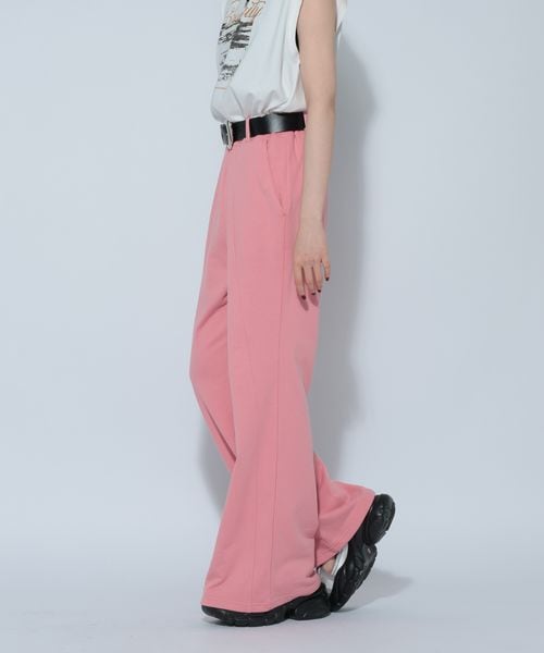 PAGEBOY 【WEB限定】DAILYフレアスウェットパンツ ピンク M ウィメンズボトムス ページボーイ 499833 and ST アンドエスティ(旧ドットエスティ) PAGEBOY 【WEB限定】DAILYフレアスウェットパンツ ピンク M ウィメンズボトムス ページボーイ 499833 and ST アンドエスティ(旧ドットエスティ)