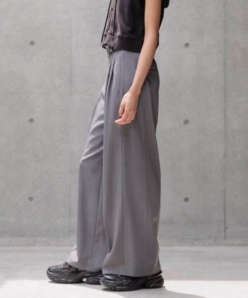 PAGEBOY 【2サイズ展開】イージケアスラックス【マシンウォッシャブル】 グレー M ウィメンズボトムス ページボーイ 571054 and ST アンドエスティ(旧ドットエスティ) PAGEBOY 【2サイズ展開】イージケアスラックス【マシンウォッシャブル】 グレー M ウィメンズボトムス ページボーイ 571054 and ST アンドエスティ(旧ドットエスティ)