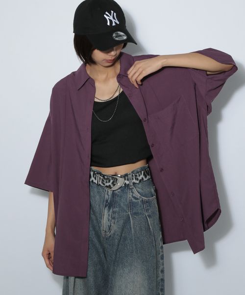 PAGEBOY スムースタッチルーズシャツ(半袖) レッド FREE ウィメンズインナー ページボーイ 573023 and ST アンドエスティ(旧ドットエスティ) PAGEBOY スムースタッチルーズシャツ(半袖) レッド FREE ウィメンズインナー ページボーイ 573023 and ST アンドエスティ(旧ドットエスティ)