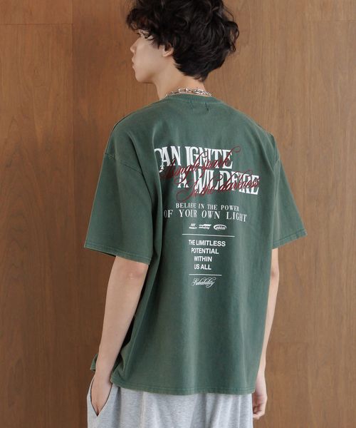 PAGEBOY 【PBLIM/タフT】ミックスワイドロゴTシャツ グリーン L LIM ページボーイ 576741 and ST アンドエスティ(旧ドットエスティ) PAGEBOY 【PBLIM/タフT】ミックスワイドロゴTシャツ グリーン L LIM ページボーイ 576741 and ST アンドエスティ(旧ドットエスティ)