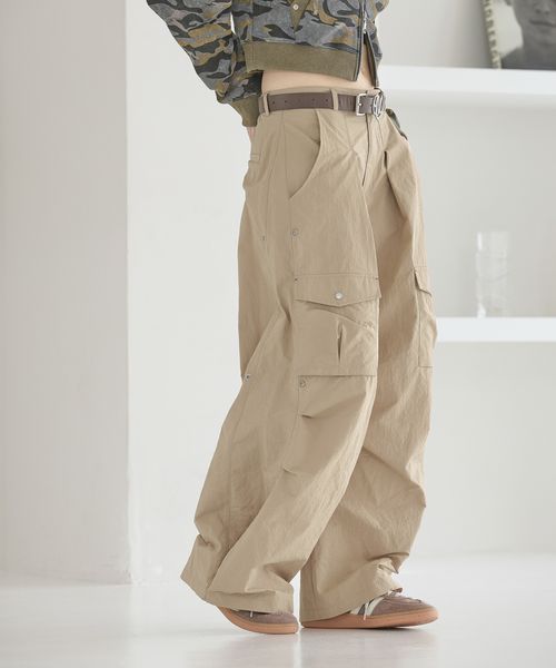 PAGEBOY 【Anui/3サイズ展開】バレルスナップカーゴパンツ ブラウン Anui ページボーイ 577402 and ST アンドエスティ(旧ドットエスティ) PAGEBOY 【Anui/3サイズ展開】バレルスナップカーゴパンツ ブラウン Anui ページボーイ 577402 and ST アンドエスティ(旧ドットエスティ)