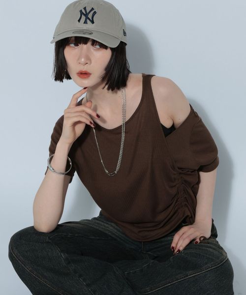 PAGEBOY DAILYシアードロストテレコトップス ブラウン FREE ウィメンズインナー ページボーイ 579794 and ST アンドエスティ(旧ドットエスティ) PAGEBOY DAILYシアードロストテレコトップス ブラウン FREE ウィメンズインナー ページボーイ 579794 and ST アンドエスティ(旧ドットエスティ)