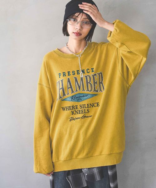 PAGEBOY カレッジクラフトスウェット イエロー FREE ウィメンズインナー ページボーイ 589552 and ST アンドエスティ(旧ドットエスティ) PAGEBOY カレッジクラフトスウェット イエロー FREE ウィメンズインナー ページボーイ 589552 and ST アンドエスティ(旧ドットエスティ)
