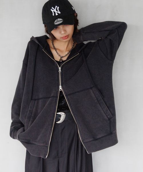 PAGEBOY 【2サイズ展開】クラフトスウェットWZIPパーカー チャコールグレー M ウィメンズインナー ページボーイ 589554 and ST アンドエスティ(旧ドットエスティ) PAGEBOY 【2サイズ展開】クラフトスウェットWZIPパーカー チャコールグレー M ウィメンズインナー ページボーイ 589554 and ST アンドエスティ(旧ドットエスティ)