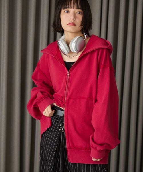 PAGEBOY 【PBLIM】リメイクフウジップパーカー レッド M LIM ページボーイ 594813 and ST アンドエスティ(旧ドットエスティ) PAGEBOY 【PBLIM】リメイクフウジップパーカー レッド M LIM ページボーイ 594813 and ST アンドエスティ(旧ドットエスティ)