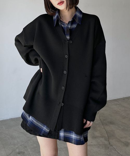 PAGEBOY 【WEB限定アイテム】ワンマイルスポンジVカーディガン ブラック FREE ウィメンズインナー ページボーイ 606799 and ST アンドエスティ（旧ドットエスティ）