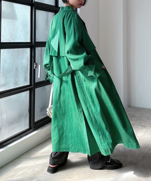 Web限定xsサイズあり テンセルスマートトレンチコート 公式 ページボーイ Pageboy 通販