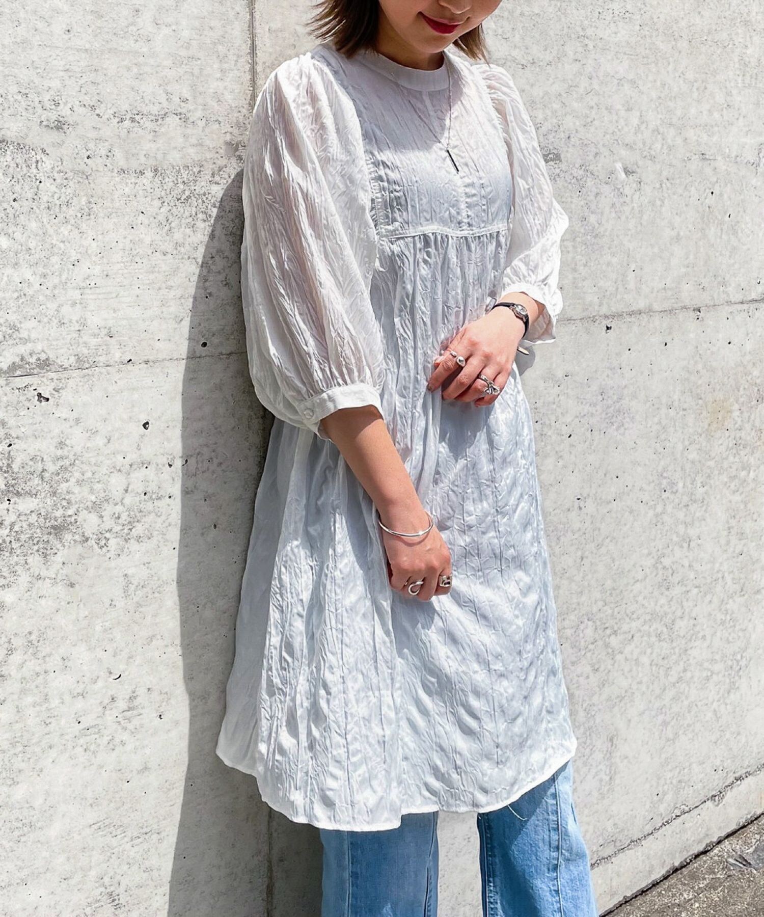 ボリュームスリーブミニワンピース 公式 ページボーイ Pageboy 通販