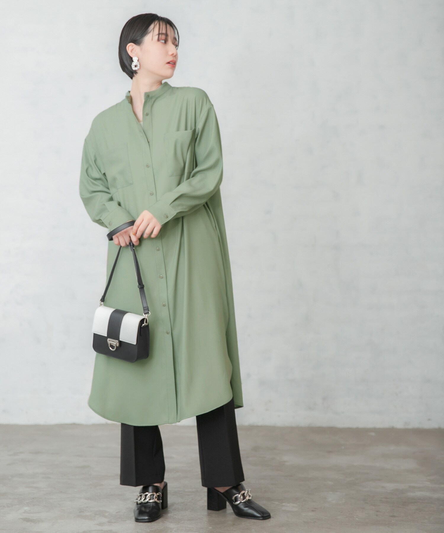 バックスリットシャツワンピース 公式 ページボーイ Pageboy 通販 バックスリットシャツワンピース 公式 ページボーイ Pageboy 通販