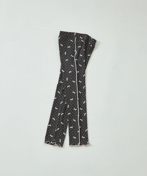 pairmanon 【一部予約】配色メロー 10分丈 リブレギンス シルバー ガールズボトムス_PM ペアマノン 103212 and ST アンドエスティ(旧ドットエスティ) pairmanon 【一部予約】配色メロー 10分丈 リブレギンス シルバー ガールズボトムス_PM ペアマノン 103212 and ST アンドエスティ(旧ドットエスティ)