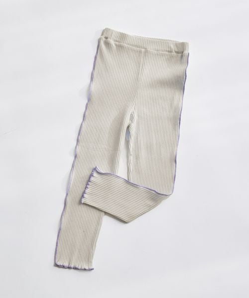 pairmanon 【一部予約】配色メロー 10分丈 リブレギンス オレンジ ガールズボトムス_PM ペアマノン 103212 and ST アンドエスティ(旧ドットエスティ) pairmanon 【一部予約】配色メロー 10分丈 リブレギンス オレンジ ガールズボトムス_PM ペアマノン 103212 and ST アンドエスティ(旧ドットエスティ)