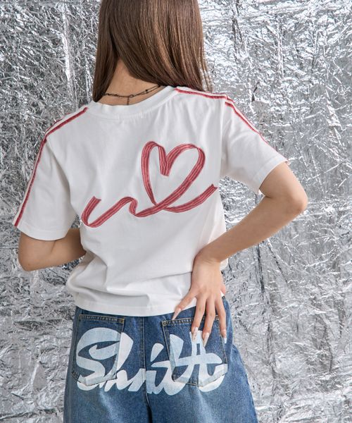 pairmanon 【shrita】サイドラインリボンTシャツ ホワイト M Jr_girlsインナー_SR ペアマノン 139002 and ST アンドエスティ(旧ドットエスティ) pairmanon 【shrita】サイドラインリボンTシャツ ホワイト M Jr_girlsインナー_SR ペアマノン 139002 and ST アンドエスティ(旧ドットエスティ)