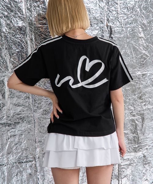 pairmanon 【shrita】サイドラインリボンTシャツ ブラック M Jr_girlsインナー_SR ペアマノン 139002 and ST アンドエスティ(旧ドットエスティ) pairmanon 【shrita】サイドラインリボンTシャツ ブラック M Jr_girlsインナー_SR ペアマノン 139002 and ST アンドエスティ(旧ドットエスティ)