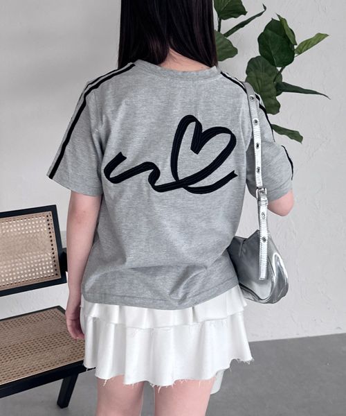 pairmanon 【shrita】サイドラインリボンTシャツ ライトグレー S Jr_girlsインナー_SR ペアマノン 139002 and ST アンドエスティ(旧ドットエスティ) pairmanon 【shrita】サイドラインリボンTシャツ ライトグレー S Jr_girlsインナー_SR ペアマノン 139002 and ST アンドエスティ(旧ドットエスティ)