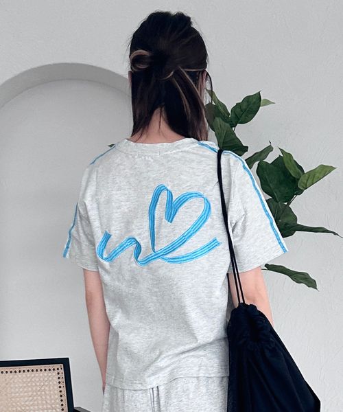pairmanon 【shrita】サイドラインリボンTシャツ ライトグレー M Jr_girlsインナー_SR ペアマノン 139002 and ST アンドエスティ(旧ドットエスティ) pairmanon 【shrita】サイドラインリボンTシャツ ライトグレー M Jr_girlsインナー_SR ペアマノン 139002 and ST アンドエスティ(旧ドットエスティ)