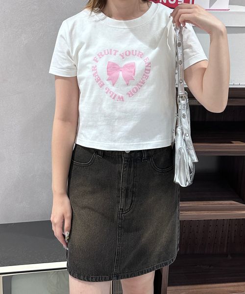 pairmanon 【shrita】サイドボタンリボンプリントT ホワイト S Jr_girlsインナー_SR ペアマノン 139277 and ST アンドエスティ(旧ドットエスティ) pairmanon 【shrita】サイドボタンリボンプリントT ホワイト S Jr_girlsインナー_SR ペアマノン 139277 and ST アンドエスティ(旧ドットエスティ)