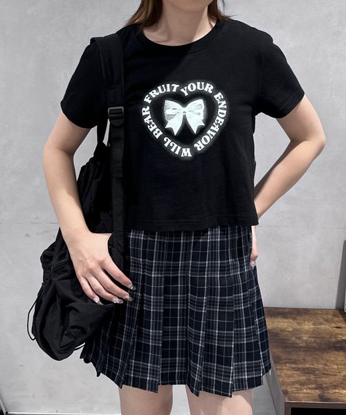 pairmanon 【shrita】サイドボタンリボンプリントT ブラック S Jr_girlsインナー_SR ペアマノン 139277 and ST アンドエスティ(旧ドットエスティ) pairmanon 【shrita】サイドボタンリボンプリントT ブラック S Jr_girlsインナー_SR ペアマノン 139277 and ST アンドエスティ(旧ドットエスティ)