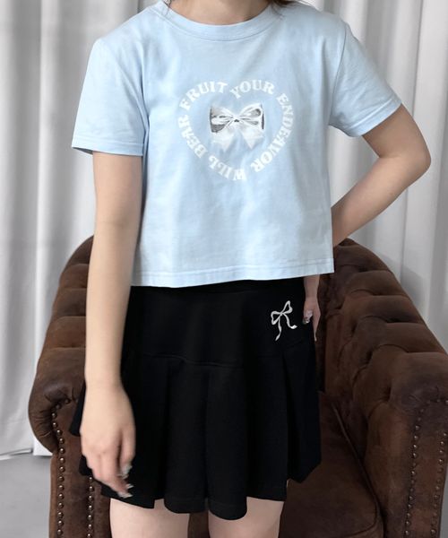 pairmanon 【shrita】サイドボタンリボンプリントT ライトブルー L Jr_girlsインナー_SR ペアマノン 139277 and ST アンドエスティ(旧ドットエスティ) pairmanon 【shrita】サイドボタンリボンプリントT ライトブルー L Jr_girlsインナー_SR ペアマノン 139277 and ST アンドエスティ(旧ドットエスティ)