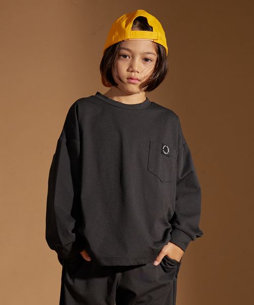 pairmanon 【PAIRMANON STREET】マルチファンクション 吸水速乾 長袖 Tシャツ ブラック ボーイズインナー_PS ペアマノン 140895 and ST アンドエスティ(旧ドットエスティ) pairmanon 【PAIRMANON STREET】マルチファンクション 吸水速乾 長袖 Tシャツ ブラック ボーイズインナー_PS ペアマノン 140895 and ST アンドエスティ(旧ドットエスティ)