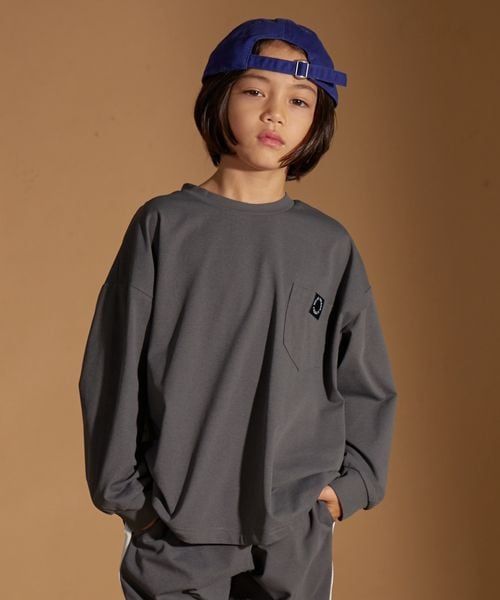 pairmanon 【PAIRMANON STREET】マルチファンクション 吸水速乾 長袖 Tシャツ ライトグレー ボーイズインナー_PS ペアマノン 140895 and ST アンドエスティ(旧ドットエスティ) pairmanon 【PAIRMANON STREET】マルチファンクション 吸水速乾 長袖 Tシャツ ライトグレー ボーイズインナー_PS ペアマノン 140895 and ST アンドエスティ(旧ドットエスティ)