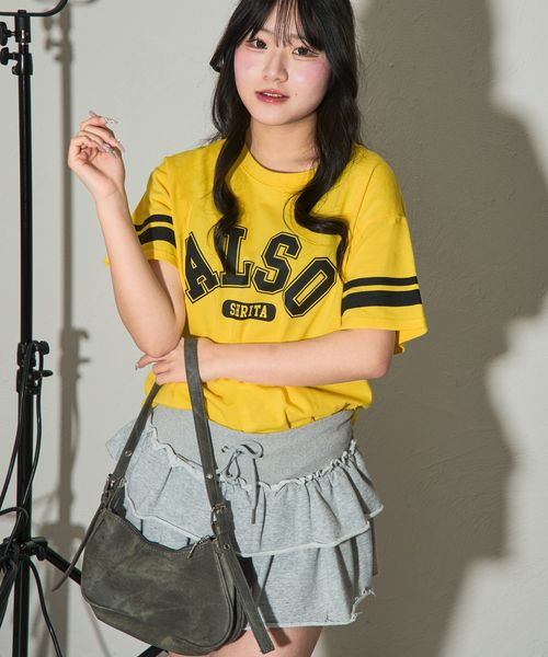 pairmanon 【shrita】カレッジロゴTシャツ イエロー S Jr_girlsインナー_SR ペアマノン 144112 and ST アンドエスティ(旧ドットエスティ) pairmanon 【shrita】カレッジロゴTシャツ イエロー S Jr_girlsインナー_SR ペアマノン 144112 and ST アンドエスティ(旧ドットエスティ)
