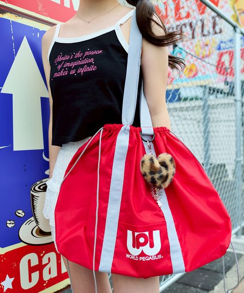 pairmanon 【shrita】【ワールドペガサス×SHRITAコラボ】3WAYオリジナルバッグ レッド FREE Jr_girlsグッズ_SR ペアマノン 252046 and ST アンドエスティ(旧ドットエスティ) pairmanon 【shrita】【ワールドペガサス×SHRITAコラボ】3WAYオリジナルバッグ レッド FREE Jr_girlsグッズ_SR ペアマノン 252046 and ST アンドエスティ(旧ドットエスティ)