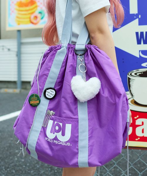 pairmanon 【shrita】【ワールドペガサス×SHRITAコラボ】3WAYオリジナルバッグ パープル FREE Jr_girlsグッズ_SR ペアマノン 252046 and ST アンドエスティ(旧ドットエスティ) pairmanon 【shrita】【ワールドペガサス×SHRITAコラボ】3WAYオリジナルバッグ パープル FREE Jr_girlsグッズ_SR ペアマノン 252046 and ST アンドエスティ(旧ドットエスティ)