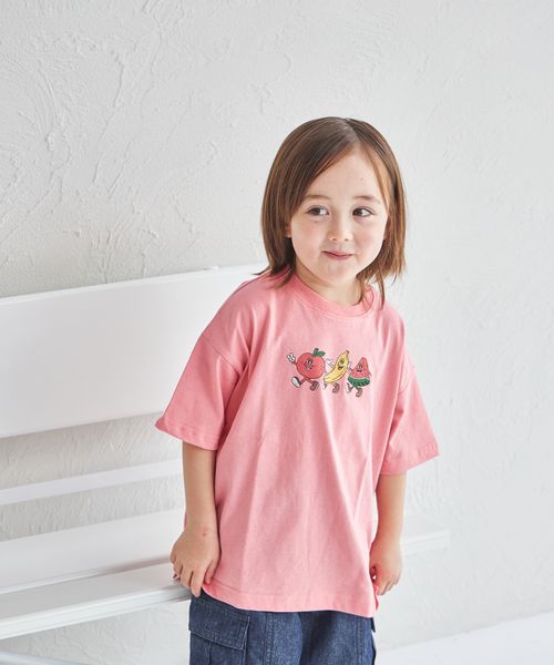 pairmanon 【綿100%】【リンクコーデ】オリジナル ポップ グラフィック 半袖 Tシャツ ピンク ユニセックスインナー_PM ペアマノン 252193 and ST アンドエスティ(旧ドットエスティ) pairmanon 【綿100%】【リンクコーデ】オリジナル ポップ グラフィック 半袖 Tシャツ ピンク ユニセックスインナー_PM ペアマノン 252193 and ST アンドエスティ(旧ドットエスティ)