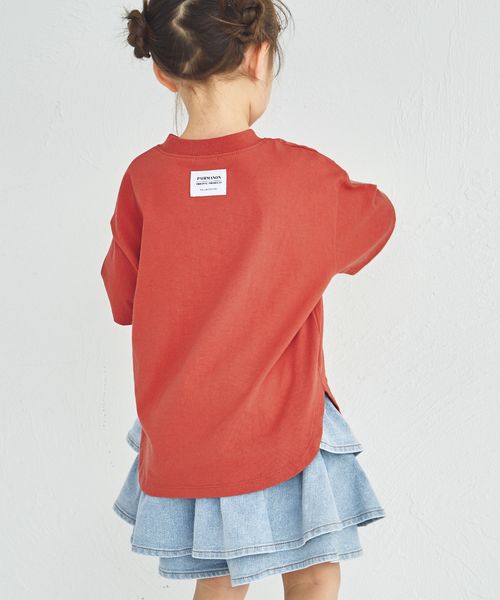 pairmanon 【新色追加】【綿100%】ラウンドヘム ビッグシルエットTシャツ レッド ユニセックスインナー_PM ペアマノン 252196 and ST アンドエスティ(旧ドットエスティ) pairmanon 【新色追加】【綿100%】ラウンドヘム ビッグシルエットTシャツ レッド ユニセックスインナー_PM ペアマノン 252196 and ST アンドエスティ(旧ドットエスティ)