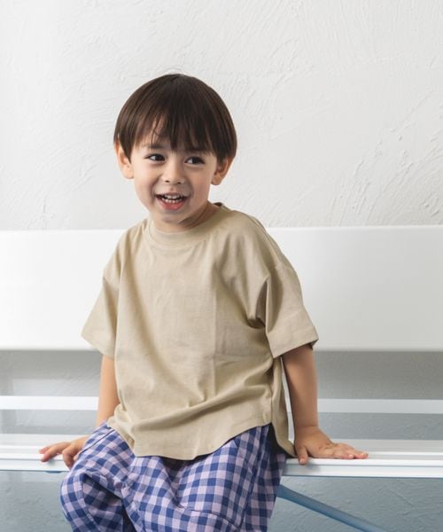 pairmanon 【綿100%】ラウンドヘム ビッグシルエットTシャツ ライトベージュ ユニセックスインナー_PM ペアマノン 252196 and ST アンドエスティ(旧ドットエスティ) pairmanon 【綿100%】ラウンドヘム ビッグシルエットTシャツ ライトベージュ ユニセックスインナー_PM ペアマノン 252196 and ST アンドエスティ(旧ドットエスティ)