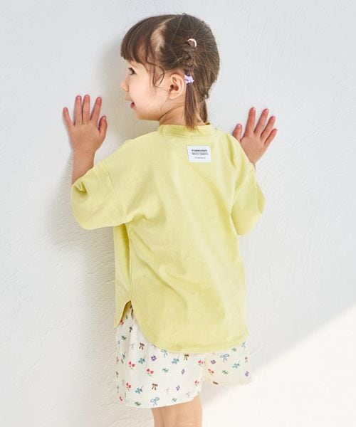 pairmanon 【新色追加】【綿100%】ラウンドヘム ビッグシルエットTシャツ グリーン ユニセックスインナー_PM ペアマノン 252196 and ST アンドエスティ(旧ドットエスティ) pairmanon 【新色追加】【綿100%】ラウンドヘム ビッグシルエットTシャツ グリーン ユニセックスインナー_PM ペアマノン 252196 and ST アンドエスティ(旧ドットエスティ)