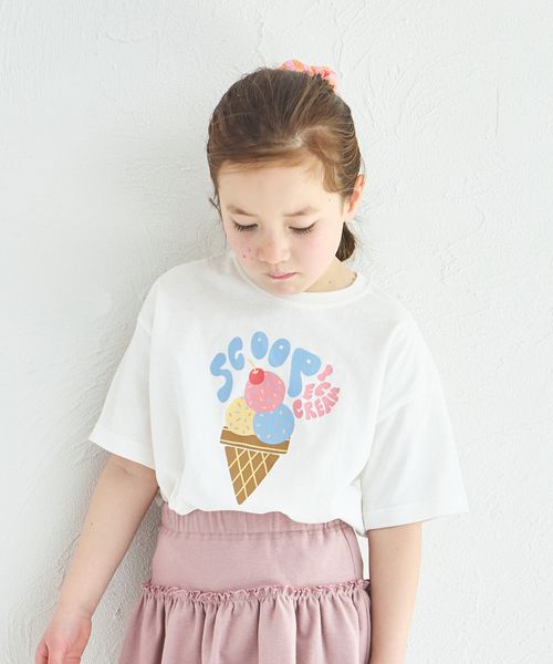 pairmanon 【綿100%】オリジナル フードプリント 半袖 Tシャツ/キッズ ホワイト ユニセックスインナー_PM ペアマノン 252203 and ST アンドエスティ(旧ドットエスティ) pairmanon 【綿100%】オリジナル フードプリント 半袖 Tシャツ/キッズ ホワイト ユニセックスインナー_PM ペアマノン 252203 and ST アンドエスティ(旧ドットエスティ)