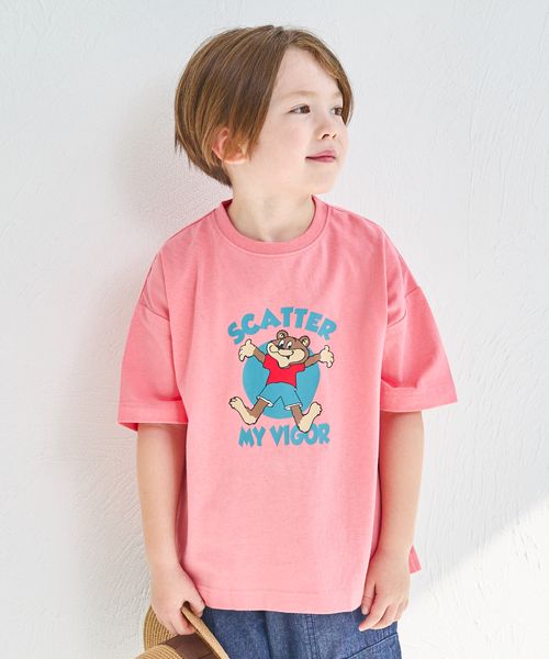 pairmanon 【新色追加】【綿100%】オリジナル アニマルプリント 半袖Tシャツ ピンク ユニセックスインナー_PM ペアマノン 252205 and ST アンドエスティ(旧ドットエスティ) pairmanon 【新色追加】【綿100%】オリジナル アニマルプリント 半袖Tシャツ ピンク ユニセックスインナー_PM ペアマノン 252205 and ST アンドエスティ(旧ドットエスティ)