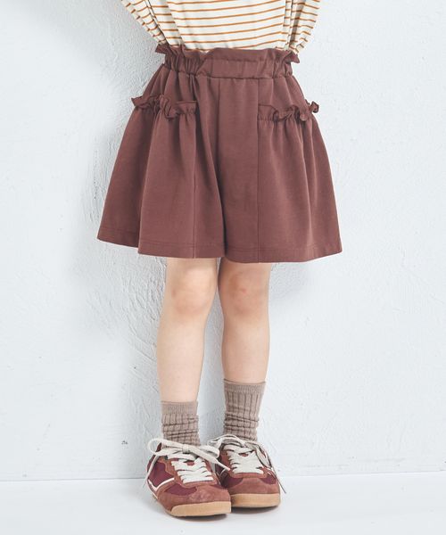 pairmanon 【新色追加】【綿100%】カットソー ショートパンツ ベージュ ガールズボトムス_PM ペアマノン 252308 and ST アンドエスティ(旧ドットエスティ) pairmanon 【新色追加】【綿100%】カットソー ショートパンツ ベージュ ガールズボトムス_PM ペアマノン 252308 and ST アンドエスティ(旧ドットエスティ)