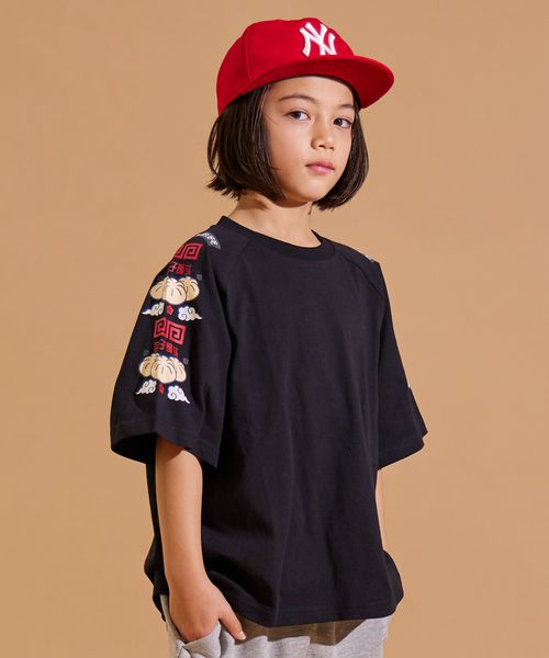 pairmanon 【PAIRMANON STREET】ラグラン 袖 プリント 半袖 Tシャツ チャコールグレー ボーイズインナー_PS ペアマノン 282501 and ST アンドエスティ(旧ドットエスティ) pairmanon 【PAIRMANON STREET】ラグラン 袖 プリント 半袖 Tシャツ チャコールグレー ボーイズインナー_PS ペアマノン 282501 and ST アンドエスティ(旧ドットエスティ)
