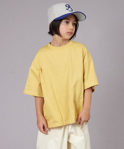 pairmanon 【PAIRMANON STREET】無地 シンプル クレイジー 半袖 Tシャツ/キッズ イエロー ボーイズインナー_PS ペアマノン 282577 and ST アンドエスティ(旧ドットエスティ) pairmanon 【PAIRMANON STREET】無地 シンプル クレイジー 半袖 Tシャツ/キッズ イエロー ボーイズインナー_PS ペアマノン 282577 and ST アンドエスティ(旧ドットエスティ)