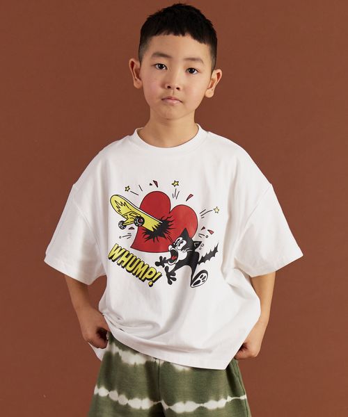 pairmanon 【PAIRMANON STREET】オリジナル ストリート プリント 半袖 Tシャツ ホワイト ボーイズインナー_PS ペアマノン 282586 and ST アンドエスティ(旧ドットエスティ) pairmanon 【PAIRMANON STREET】オリジナル ストリート プリント 半袖 Tシャツ ホワイト ボーイズインナー_PS ペアマノン 282586 and ST アンドエスティ(旧ドットエスティ)