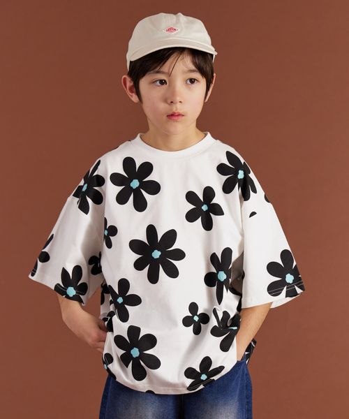 pairmanon 【PAIRMANON STREET】総柄 オリジナル プリント 半袖 Tシャツ/キッズ ホワイト ボーイズインナー_PS ペアマノン 282596 and ST アンドエスティ(旧ドットエスティ) pairmanon 【PAIRMANON STREET】総柄 オリジナル プリント 半袖 Tシャツ/キッズ ホワイト ボーイズインナー_PS ペアマノン 282596 and ST アンドエスティ(旧ドットエスティ)