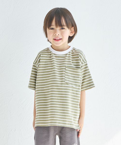 pairmanon 【リンクコーデ】アソート ビッグシルエット 半袖Tシャツ グリーン ユニセックスインナー_PM ペアマノン 286454 and ST アンドエスティ(旧ドットエスティ) pairmanon 【リンクコーデ】アソート ビッグシルエット 半袖Tシャツ グリーン ユニセックスインナー_PM ペアマノン 286454 and ST アンドエスティ(旧ドットエスティ)