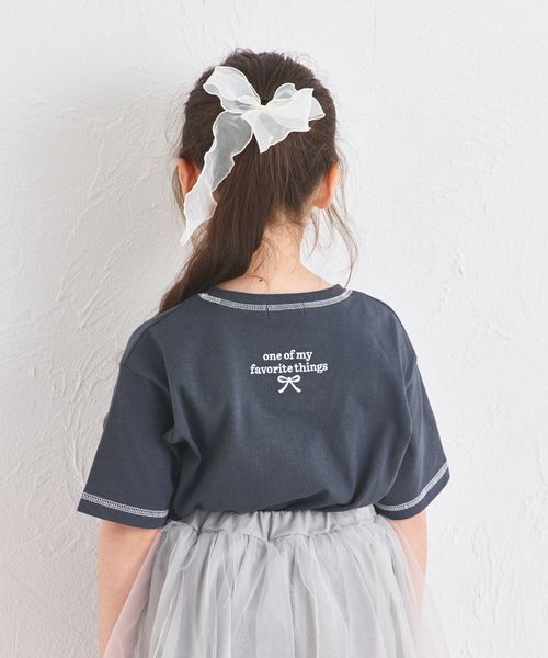 pairmanon 【UVカット】【吸水速乾】【ひんやり】サマーファンクション バック刺繍 配色ステッチ 半袖Tシャツ ブラック ガールズインナー_PM ペアマノン 326280 and ST アンドエスティ(旧ドットエスティ) pairmanon 【UVカット】【吸水速乾】【ひんやり】サマーファンクション バック刺繍 配色ステッチ 半袖Tシャツ ブラック ガールズインナー_PM ペアマノン 326280 and ST アンドエスティ(旧ドットエスティ)