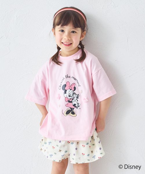 pairmanon 【Disney】【ディズニープリンセス】モチーフ付き キャラクタープリント 半袖Tシャツ ピンク ガールズインナー_PM ペアマノン 326669 and ST アンドエスティ(旧ドットエスティ) pairmanon 【Disney】【ディズニープリンセス】モチーフ付き キャラクタープリント 半袖Tシャツ ピンク ガールズインナー_PM ペアマノン 326669 and ST アンドエスティ(旧ドットエスティ)