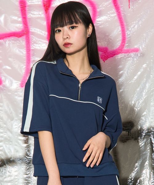 pairmanon 【shrita】SHRITAロゴハーフジッププルオーバー ネイビー L Jr_girlsインナー_SR ペアマノン 327492 and ST アンドエスティ(旧ドットエスティ) pairmanon 【shrita】SHRITAロゴハーフジッププルオーバー ネイビー L Jr_girlsインナー_SR ペアマノン 327492 and ST アンドエスティ(旧ドットエスティ)